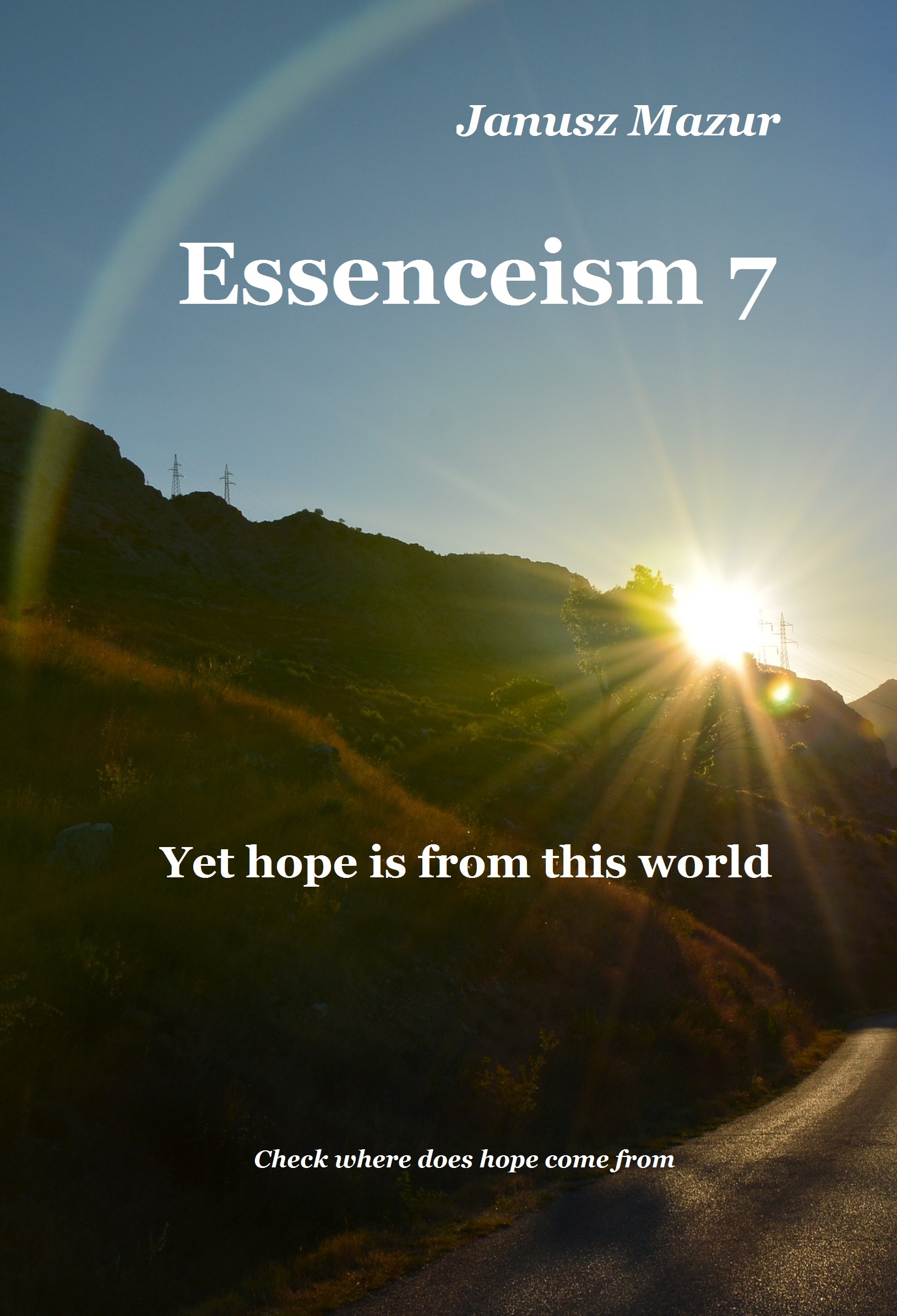 Front Cover_Essenceism 7_Yet hope is from this world